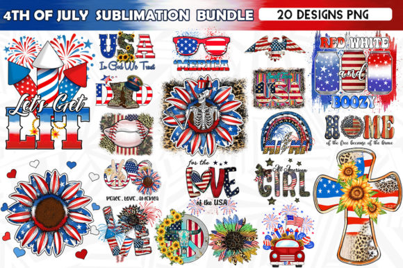 4th of July Sublimation Bundle Part 1