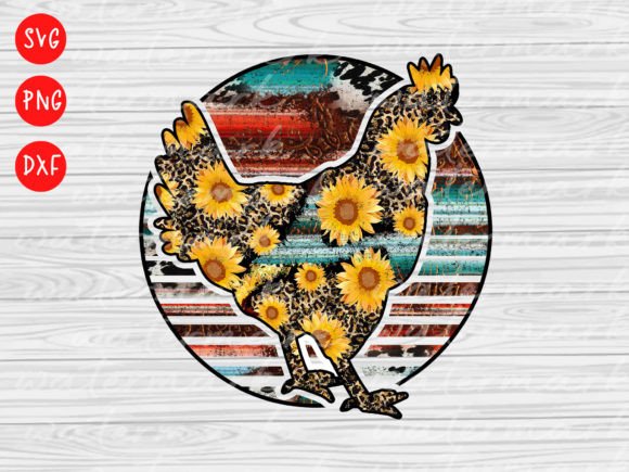 Aztec Chicken with Sunflower Png File Review