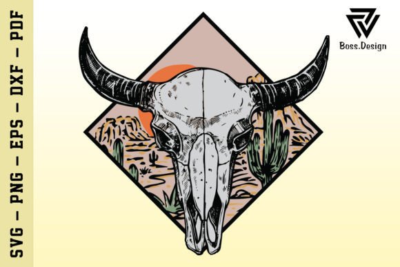 Bull Skull SVG Western Design Review