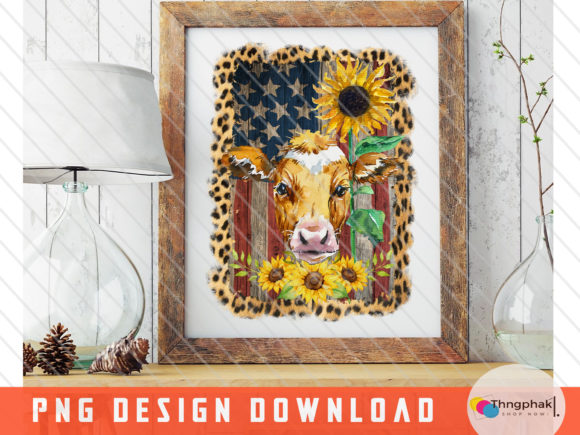 Cow Sunflower Cow Sublimation Design Review