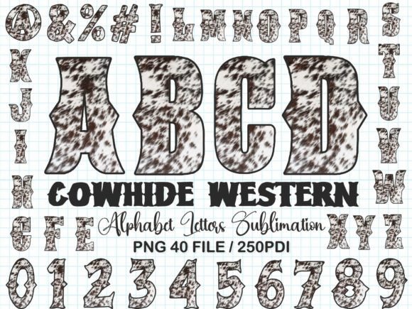 Cowhide Alphabet Sublimation: A Designer’s Review